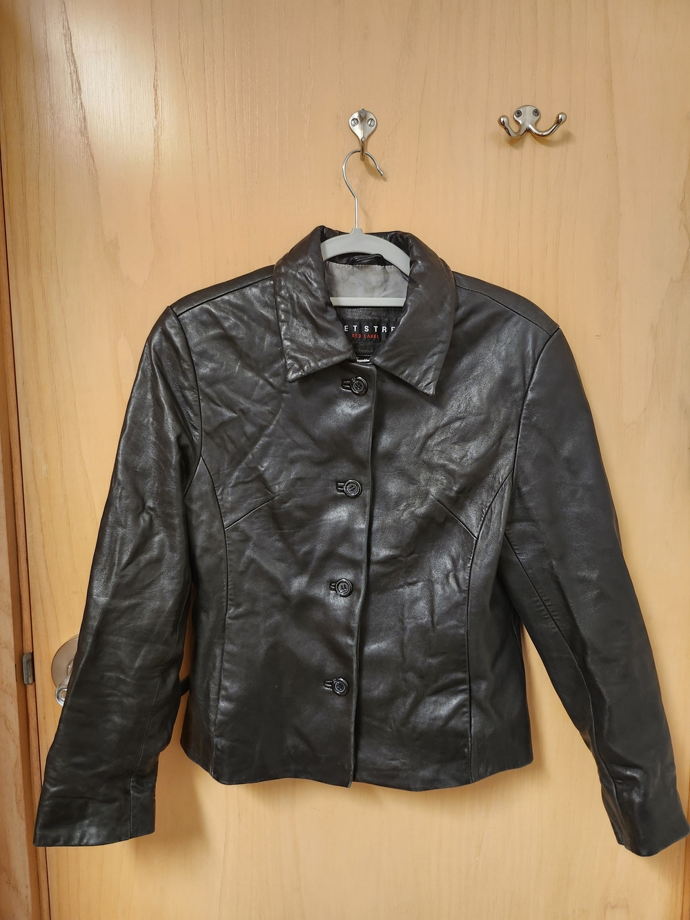 Black Leather Jacket by Fleet Street